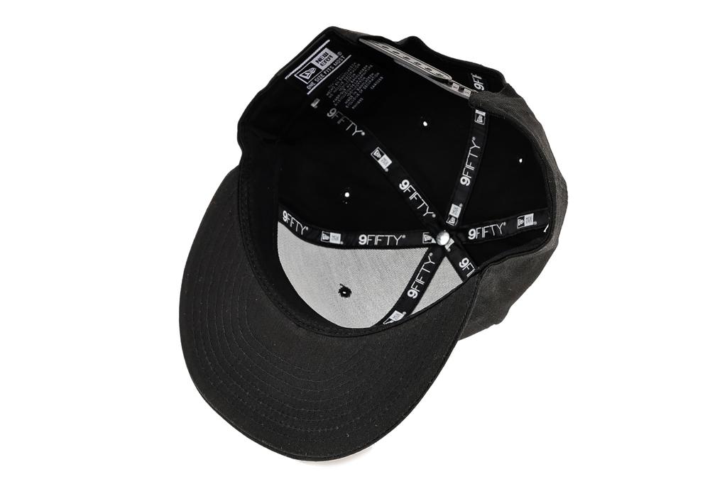 9FIFTY Flat Bill Snapback Cap Black [New Era] -