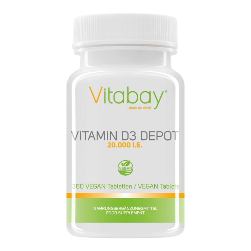 

Vitabay Vitamin D3 20000 IE 360 Tablets
