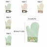 2pcs Non-Slip Oven Gloves Thickened Baking Mitts Special Tool Kitchen Hand Clamps  Kitchen