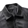 Men's Trendy Leather Jacket - Comfortable, Handsome, Korean Style, Plus Size, Spring & Autumn Wear