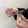 10ml/20ml/30ml Ancient Imperial Wine Glass Home Creative Transparent Three Legged Glass Cup Chinese Style Wine Glass Spirits Cup