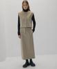 Okuka Classic Wool Skirt_Oat Beige