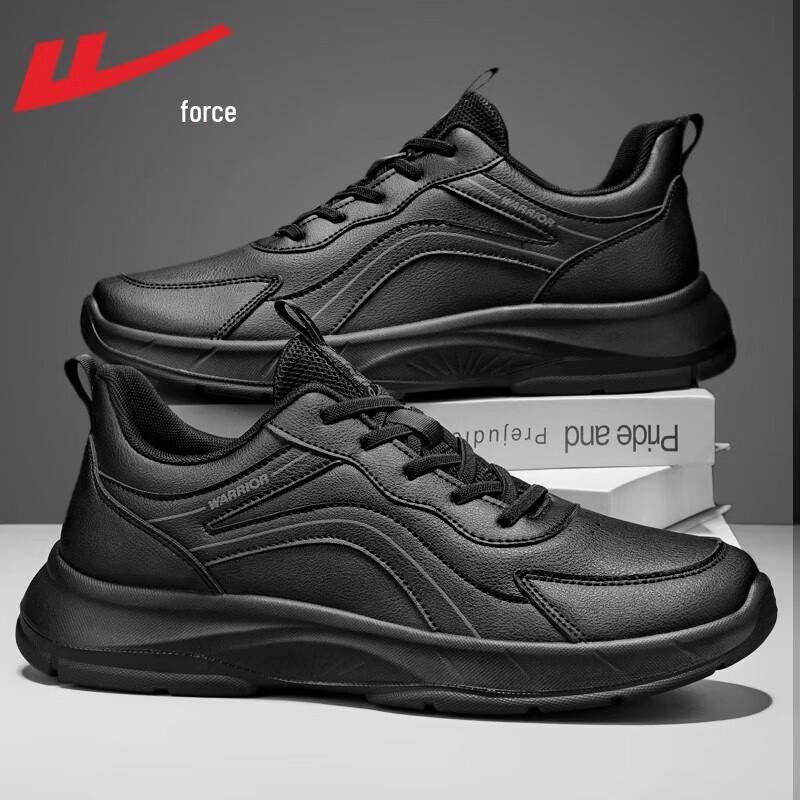 Warrior Men's Waterproof Leather Casual Running Shoes
