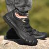 Men'S Big Size Climbing Shoes Men Outdoor Hiking Non-Slip Ankle Boots High Quality Mens Sneakers Genuine Leather Luxury Footwear