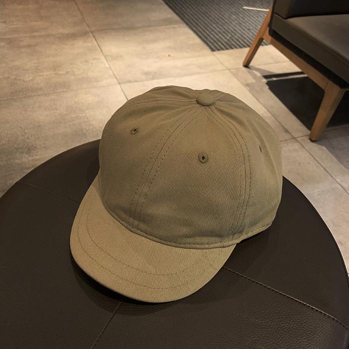 Baseball Cotton Retro Cap Shortbrim Unisex Adjustable Casual Street Hat
