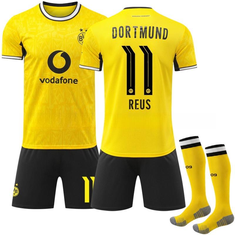 2627 Dortmund Domácí fotbalová uniforma Nová vosa Ne. 9 Gilas 11 Royce Sportovní dres