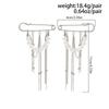 Trendy Tassel Chain Brooches for Women Handmade Beaded Pearl Chain Anklet Women 2025 Detachable Trouser Brooch Jewelry Gift