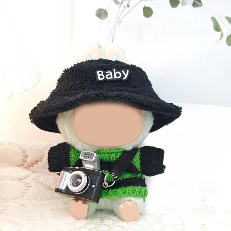 Popular Doll Sweater with Plush Hat and Accessories For Children Creative Pretend Play Game Figure Doll Display Decors