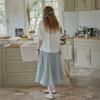 Peulaudeumali Pm_Soft Pleated Flare Skirt