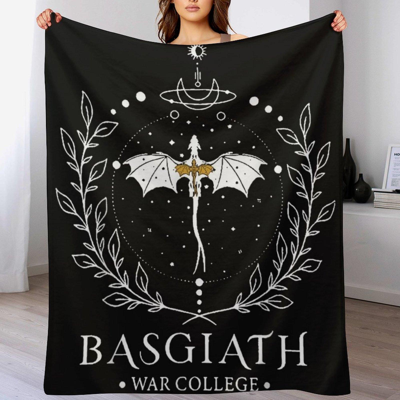 

Fourth Wing Basgiath Two Sided Romantasy Dragons Yarros TShirt Throw Blanket decorative Beach Blankets 102x76cm(40x30in)