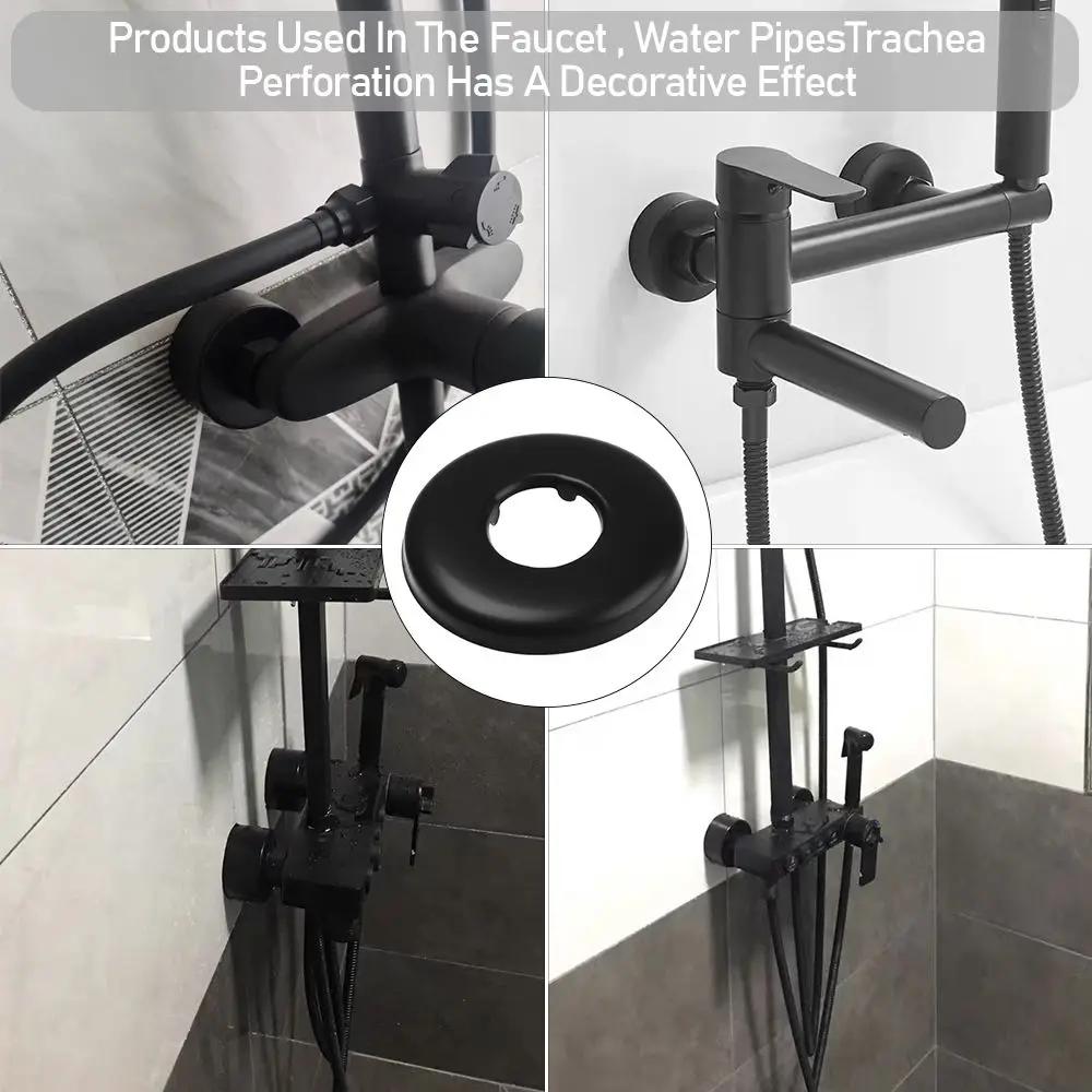 Kitchen Stainless Steel Wall Flange Flange Cover Pipe Wall Covers Faucet Accessories Faucet Decorative Cover Faucet Decor