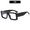 European And American New Square High-End Sunglasses Casual Versatile Outdoor Anti-Ultraviolet Sunglasses Internet Celebrity Sunglasses