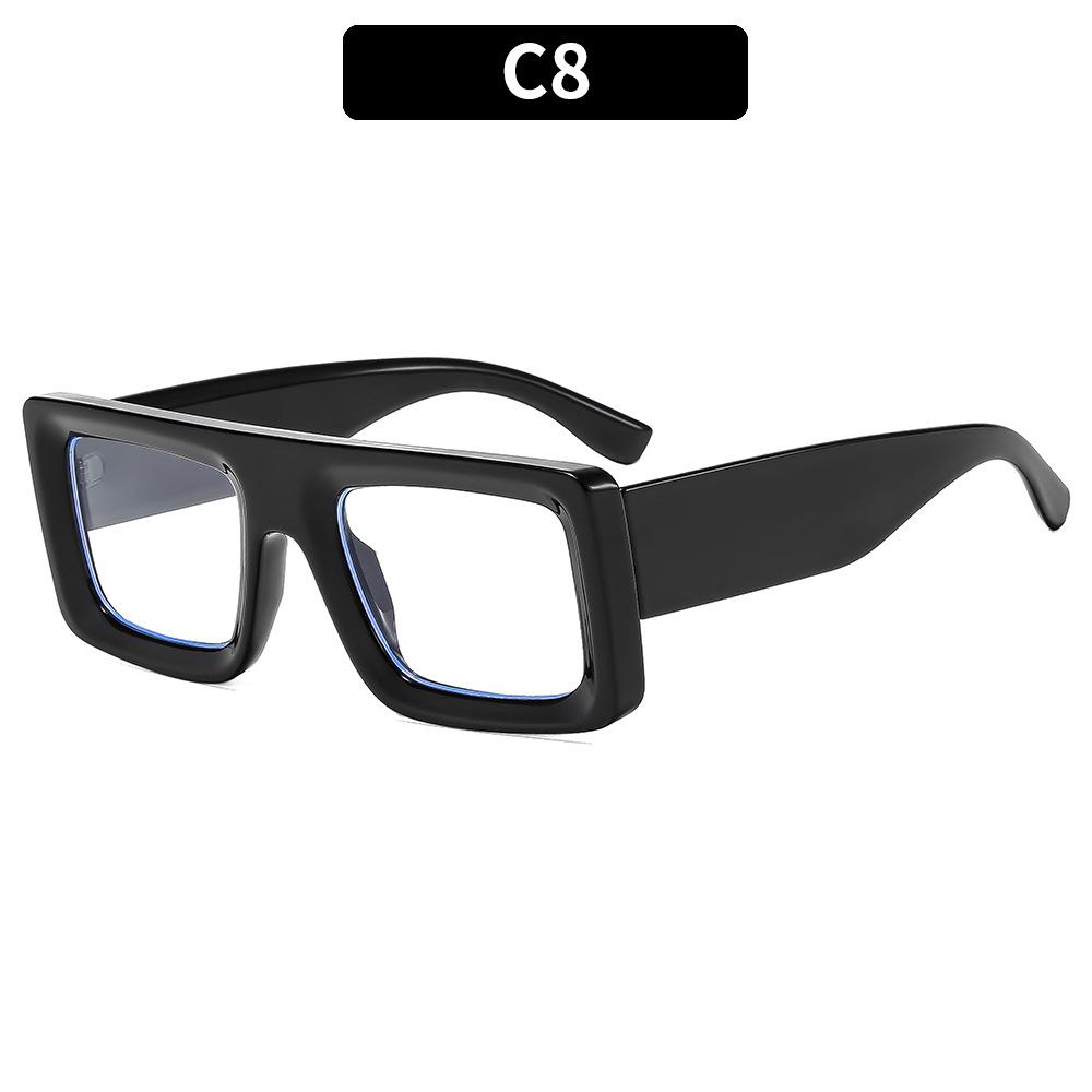 European And American New Square High-End Sunglasses Casual Versatile Outdoor Anti-Ultraviolet Sunglasses Internet Celebrity Sunglasses