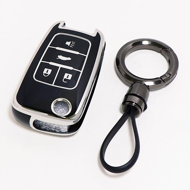 2345 Buttons Car Key Case Cover For Chevrolet Chevy Malibu Camaro Cruze Impala Equinox Volt Spark Sonic Gmc Buick Encore Terrain