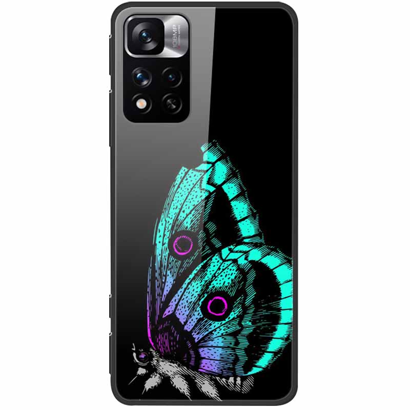 Tempered Glass Case For Xiaomi Redmi Note 11 Pro+ 5G Cover Hard Protective Funda for Redmi Note 11 Pro Plus 5G Soft Bumper 6.67