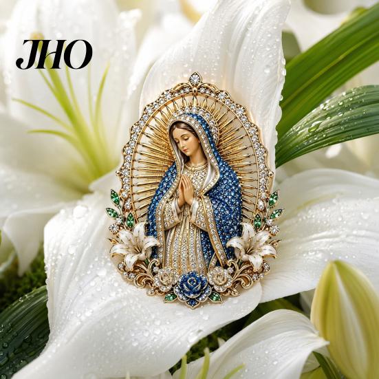Christian Faith Brooch Sacred Heart of Jesus Brooch, Confirmation Souvenir Accessory with Enamel Pin Pin, Catholic Lapel Inspirational Gift