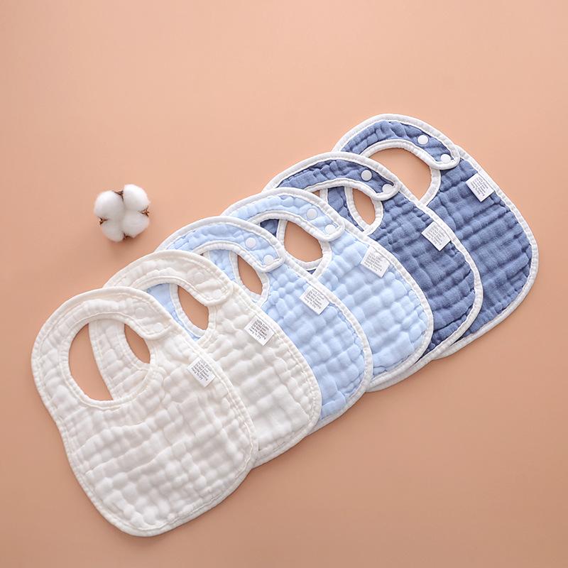 1 Piece Newborn Burp Cloths Bandana Baby Bibs Cotton Infant Feeding Bib For Kids Boys Girls Soft Saliva Towel