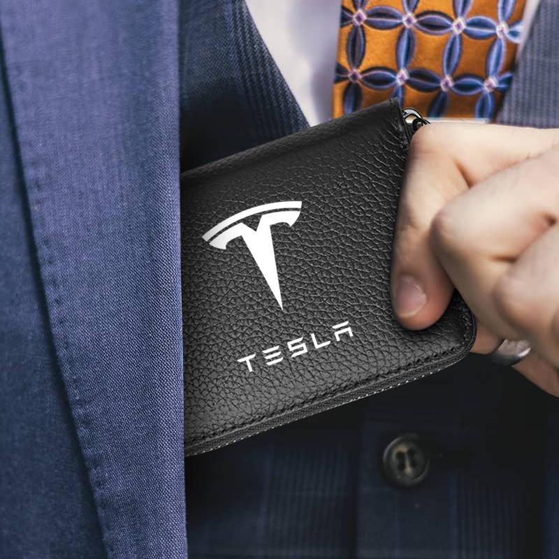 Teri Avtomobil Haydovchilik Guvohnomasi ID Karta Bank Karta Hamyoni Avtomobil Stylingi Tesla Model 3 Model X S 2016-2023 uchun Model Y Dekallari TM3 TMX
