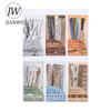 JIANWU Time Line Series Vintage English Number Bill Ticket Landscape Material Collage Sticker Creative DIY Journal Stationery