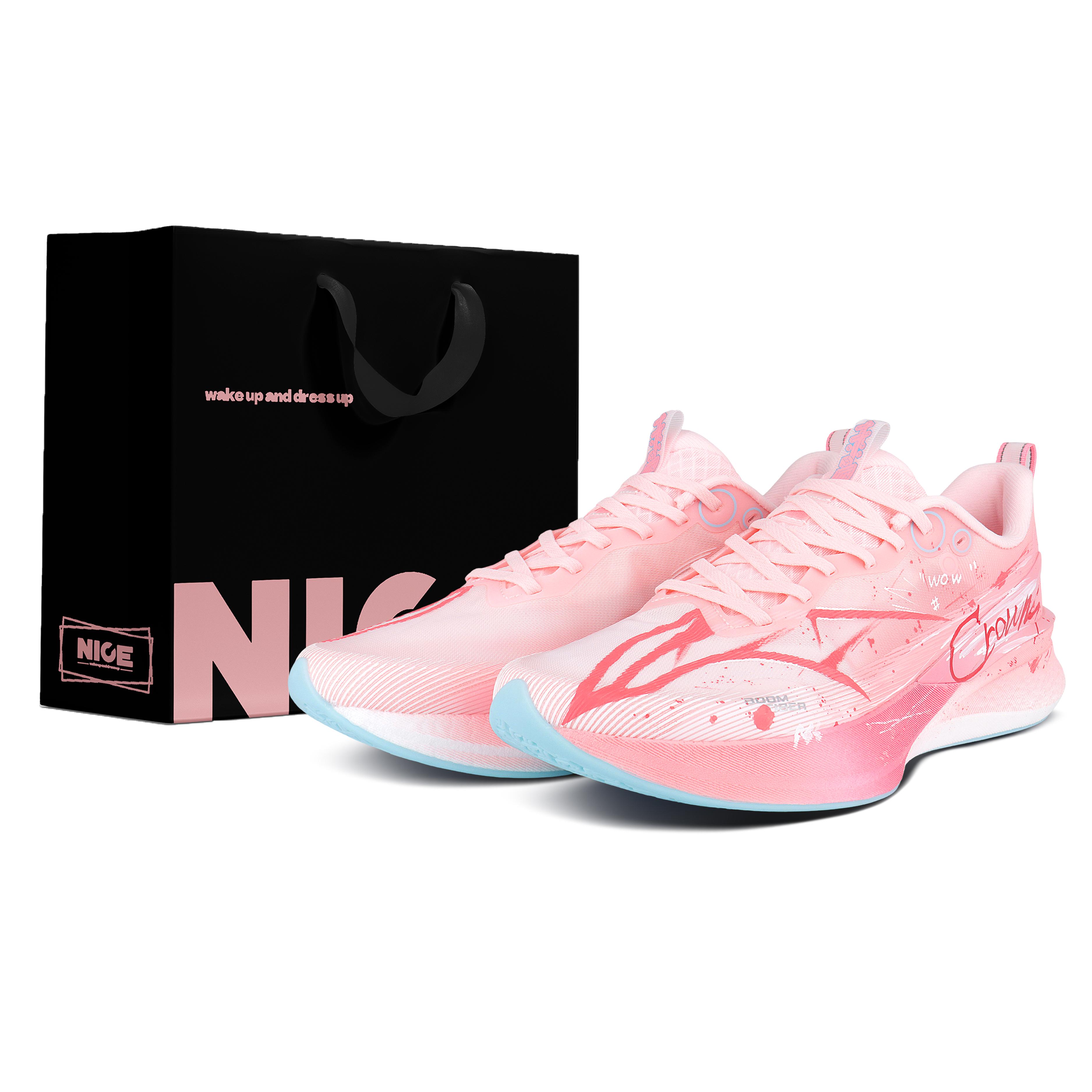 Li Ning Red Hare 8PRO Амортизация Дышащие Упругие Беговые Кроссовки Унисекс ARPV003-12(Команда1545-) 42