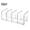 Acrylic Magazine Rack for Students Clear File Holder, L-Shaped Desk Organizer, Sturdy Desktop Document Holder Folder Rack, Documents Magazines