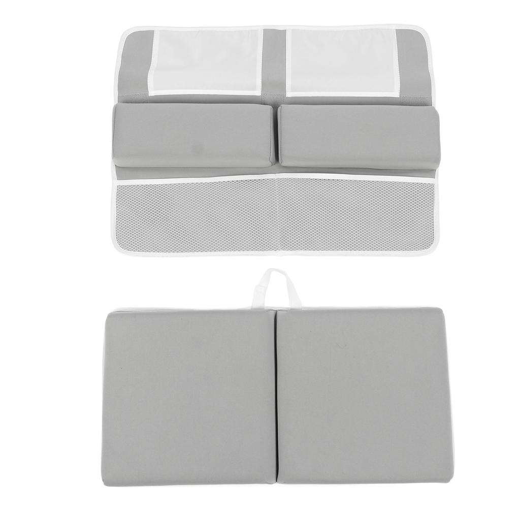 Baby Bath Kneeler Elbow Kneeling Rest Pad Non Slip Suction Quickly Drying Large Pockets Knee Cushion