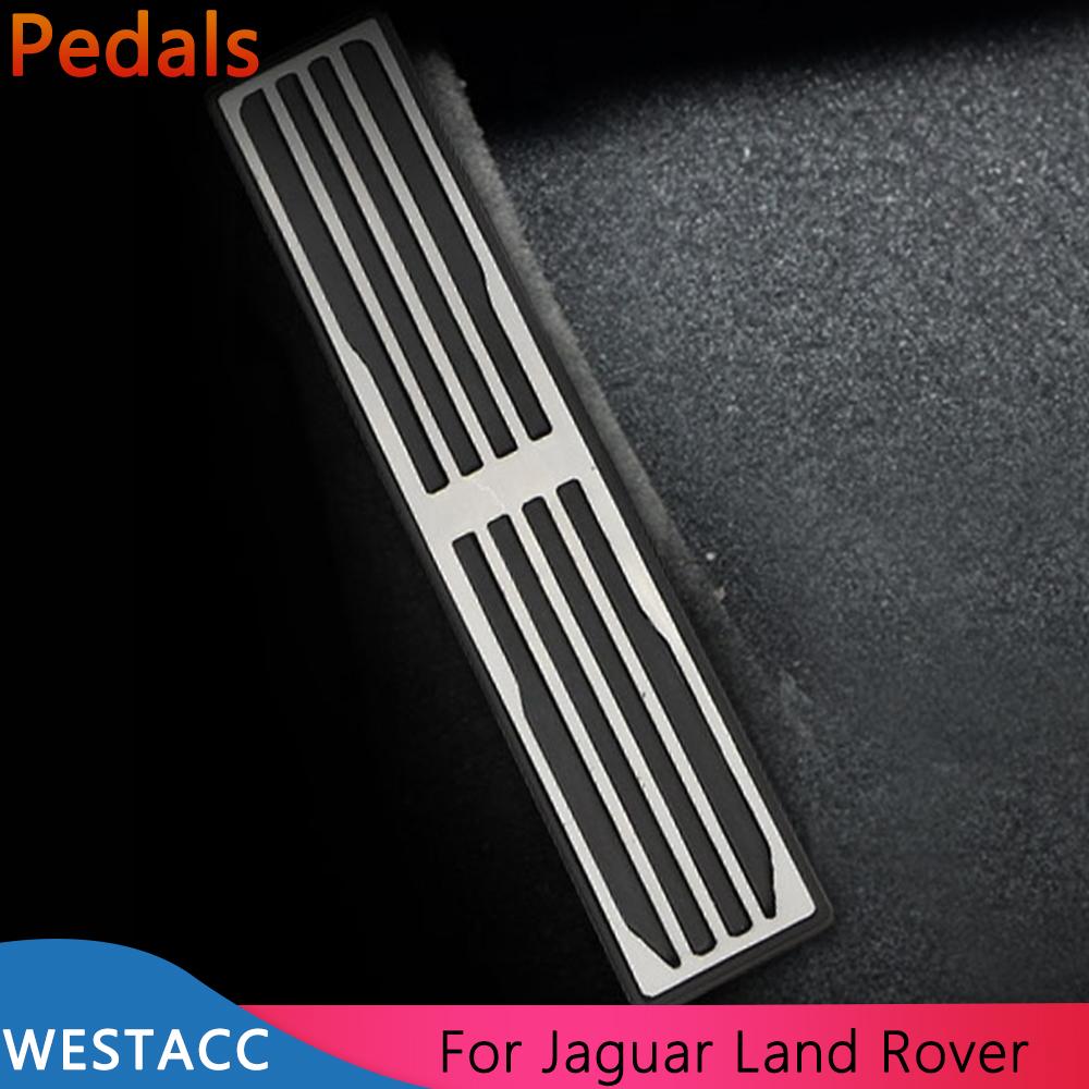 Car Dead Pedal Foot Rest Pedal Cover for Jaguar XE XF E-Pace F-Pace for Range Rover Velar 2016 -  LHD