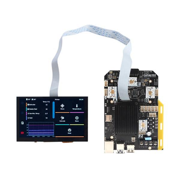 

Black 5-inch High-Resolution LVD Touchscreen with Plastic and Metal Housing Other