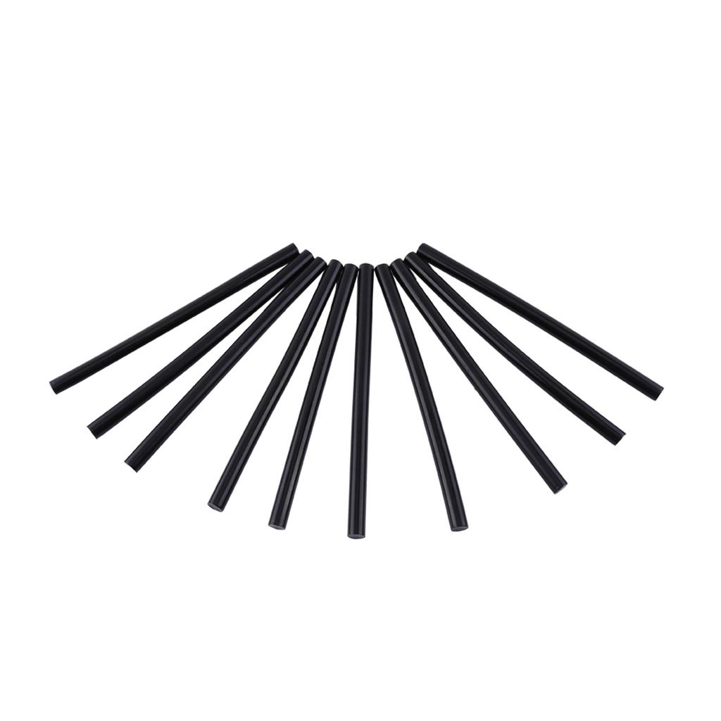 10Pcs black  7mm   11mm Hot Melt Glue Sticks For Electric Glue Gun DIY  Stick(11*200mm)