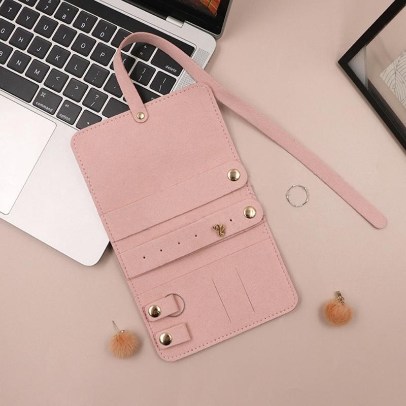 Verpackungsbeutel Reisetasche Aufbewahrungstasche Elegante Schmuckverpackungstasche Schmuckrollen Tasche Schmuck-Display-Tasche für Schmuck