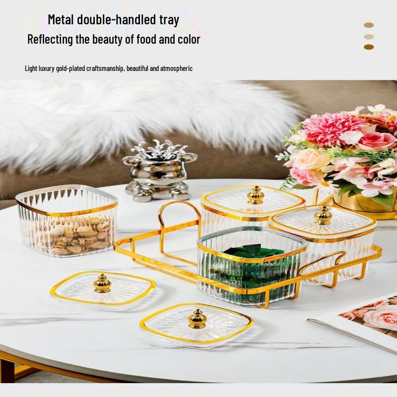 LISM Transparent Plastic Food Storage Jar Set