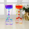 Liquid Motion Bubbler Oil Hourglass Eye-catching Exquisite Attractive Acrylic Ornament Sensory Toy Office Use