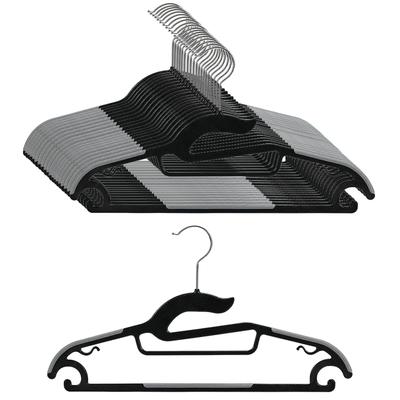HOSUR Clothes Hangers Jacket High Load Rotating Hook Non-Slip (20-Pack) - Hangers, Ultra-Thin, Space-Saving, Multi-Functional, Wet/Dry Use, Capacity,