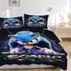 Sonic Adventure Beyond Limits Print 3Pcs Bedding Setduvet Cover With 2 Bedropillowcase Home Birthday Gift