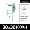 Durable Thermal Barcode Label Stickers - Single/Double/Multiple Rows