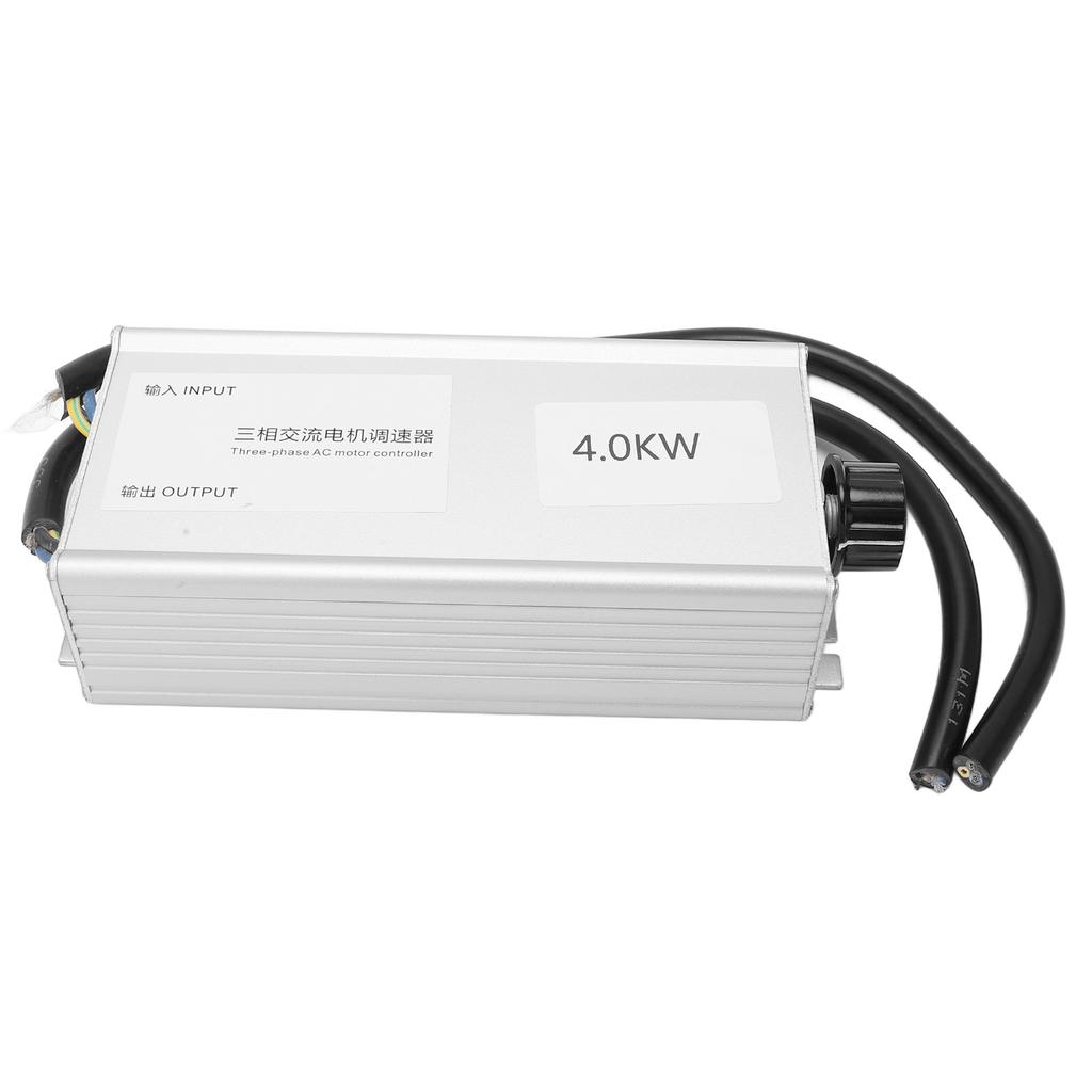 AC Motor Controller 3 Phase High Power Fan Stepless Speed Control Switch 380V 4KW