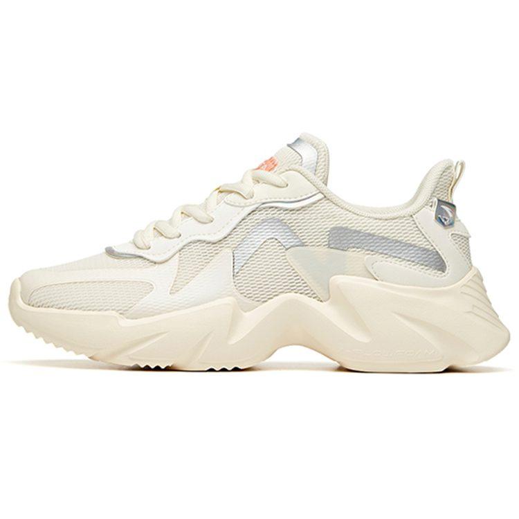 Anta Running Collection Vintage Low top Running Shoes Women's Light Beige White 922035583-1