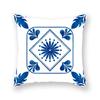 Blue Mandala Persian Cushion Cover Polyester Geometric Pattern Pillowcase Decoration Sofa Bedroom Car Office Decoration Ornament