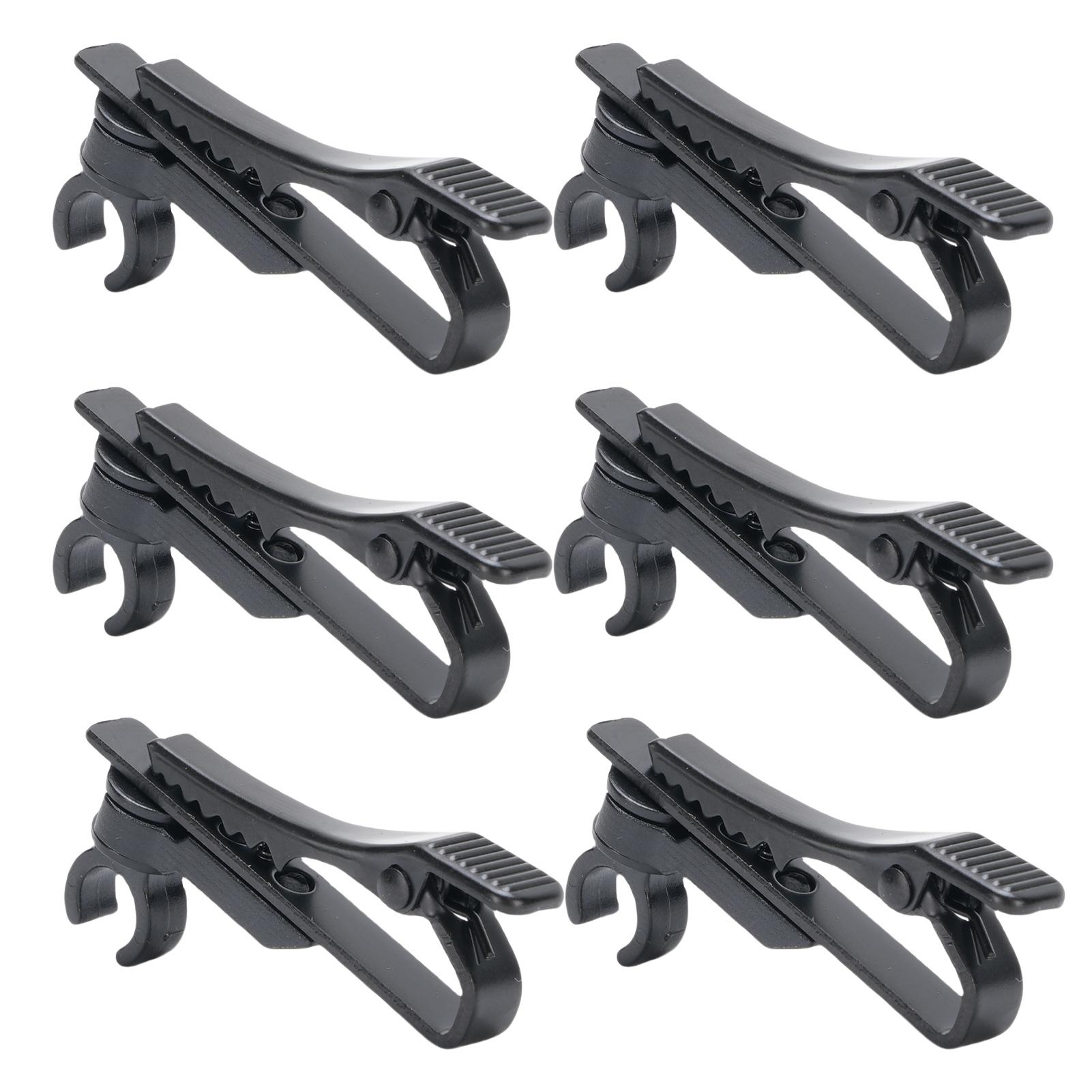 

Металлический зажим для микрофона, петличный микрофон-клипса, универсальная совместимость, удобный дизайн, многофункциональный петличный микрофон 6pcs