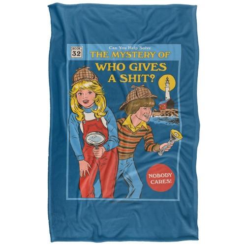 Steven Rhodes Who Gives A Shit Soft Touch Blanket