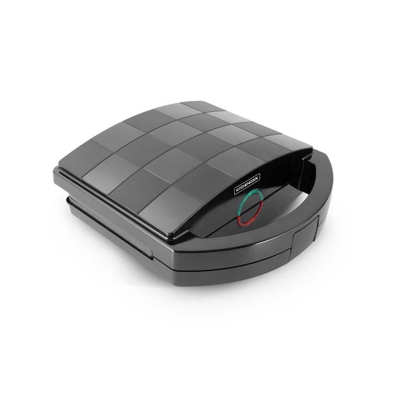 KitchenCook K Grill - Elektrischer Panini-Grill - 750 W - Antihaftbeschichtung - Cool-Touch-Griff