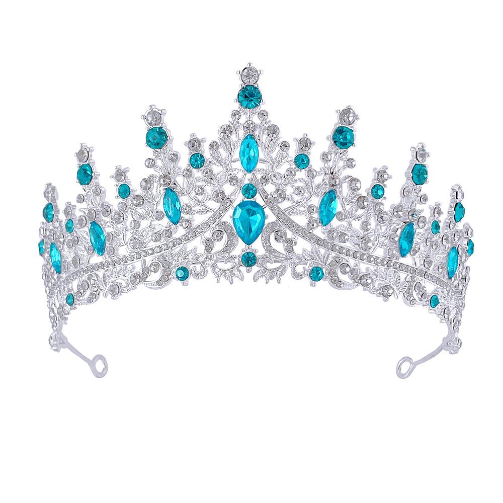 

Новая свадебная корона, головной убор невесты, элегантная роскошная корона со стразами для свадебного ужина, свадебный стиль