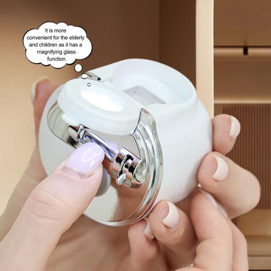 Tăietor de unghii electric cu afișaj LCD, 3 viteze, trimmer automat de unghii cu LED, reîncărcabil, pentru bebeluși, copii, adulți, vârstnici, tăietor și polizor pentru unghiile de la picioare și mâini
