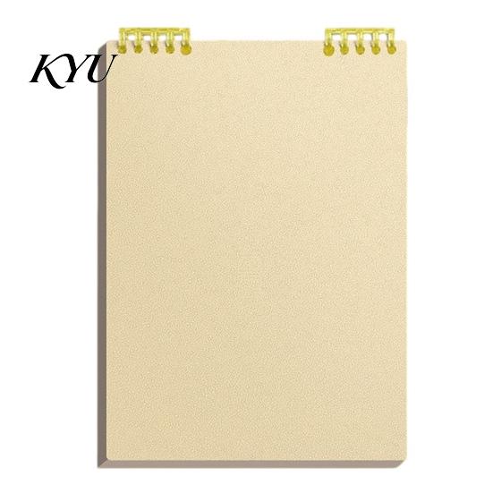 Student Study Supplies Top Bound Spiral Notebook, Premium Anti-bleed Paper Diary Book, White Notepad Portable A5 for Office School And Planning