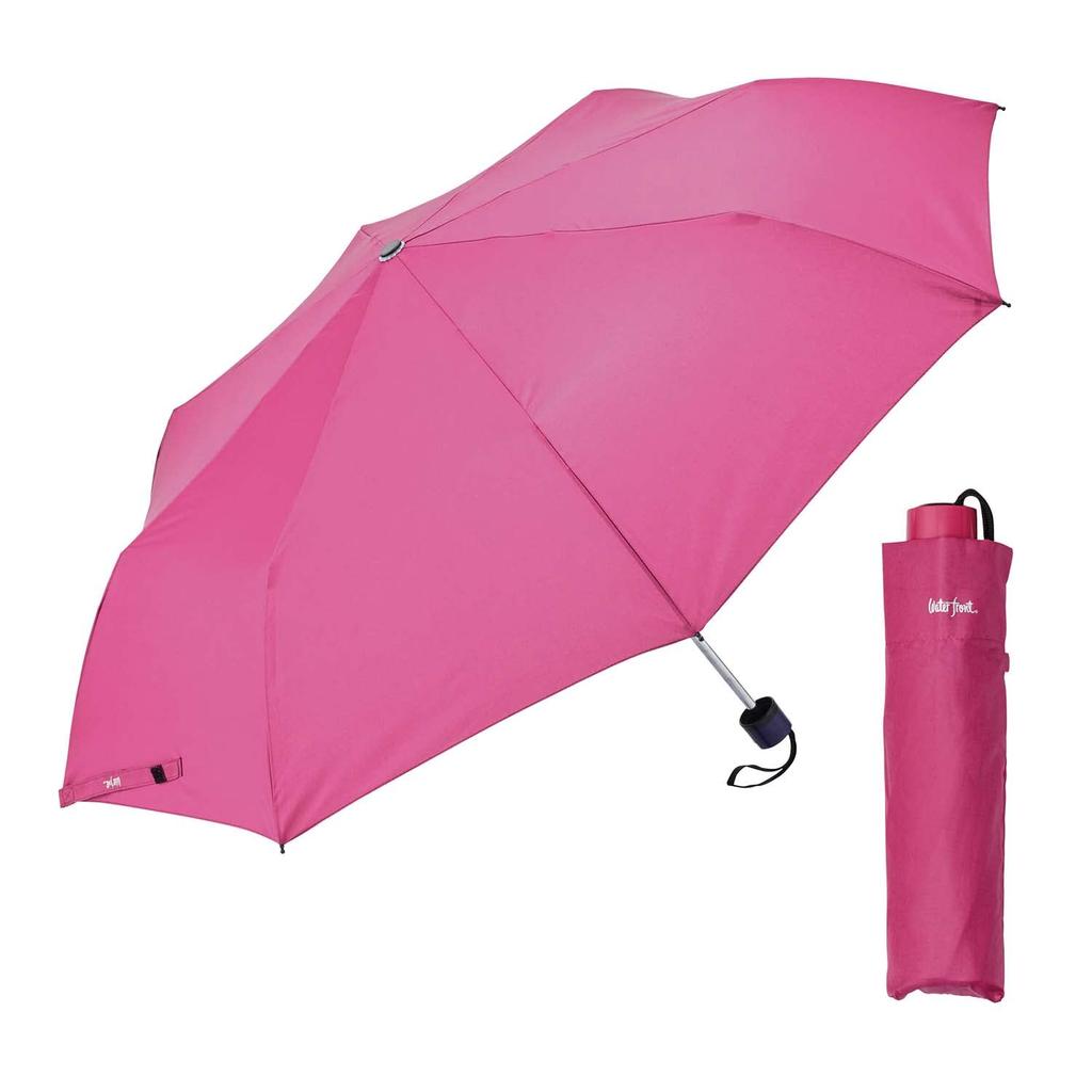 Waterfront Folding Rain Windproof Reinforced Hard To Turn Unisex Umbrella, Umbrella, Umbrella, Magenta, 55cm, Wind-resistant Bones, Over,