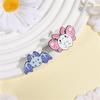 Blue Pink Bat Rabbits Enamel Pin Adorable Jewelry Gift For Friend