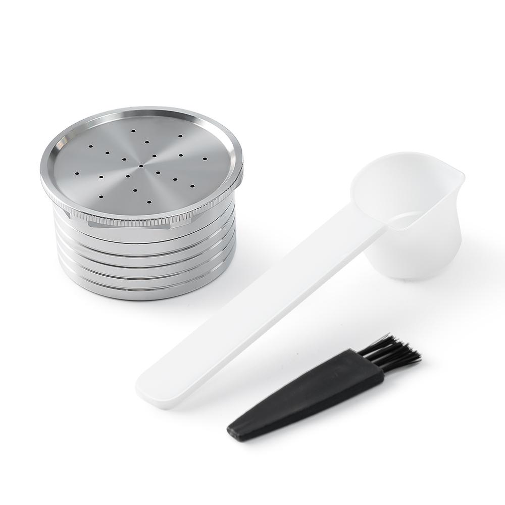 

For Essse Caffe - S.12 Sistema Machine Stianless Steel Reusable Coffee Capsule Espresso Coffee Filter Pods with Tamper