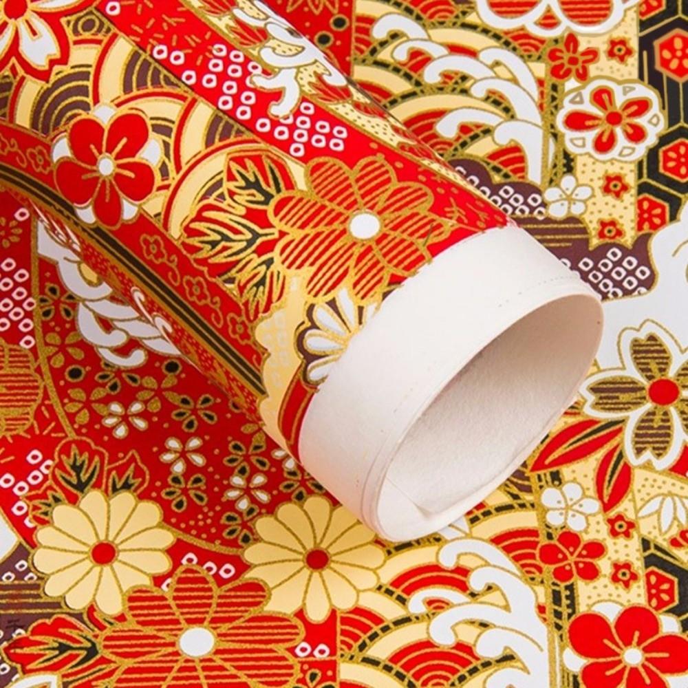 Creative 42x58cm Craft Paper Retro Print Handmade Origami Paper Multi Scene Art Paper Home Decoration
