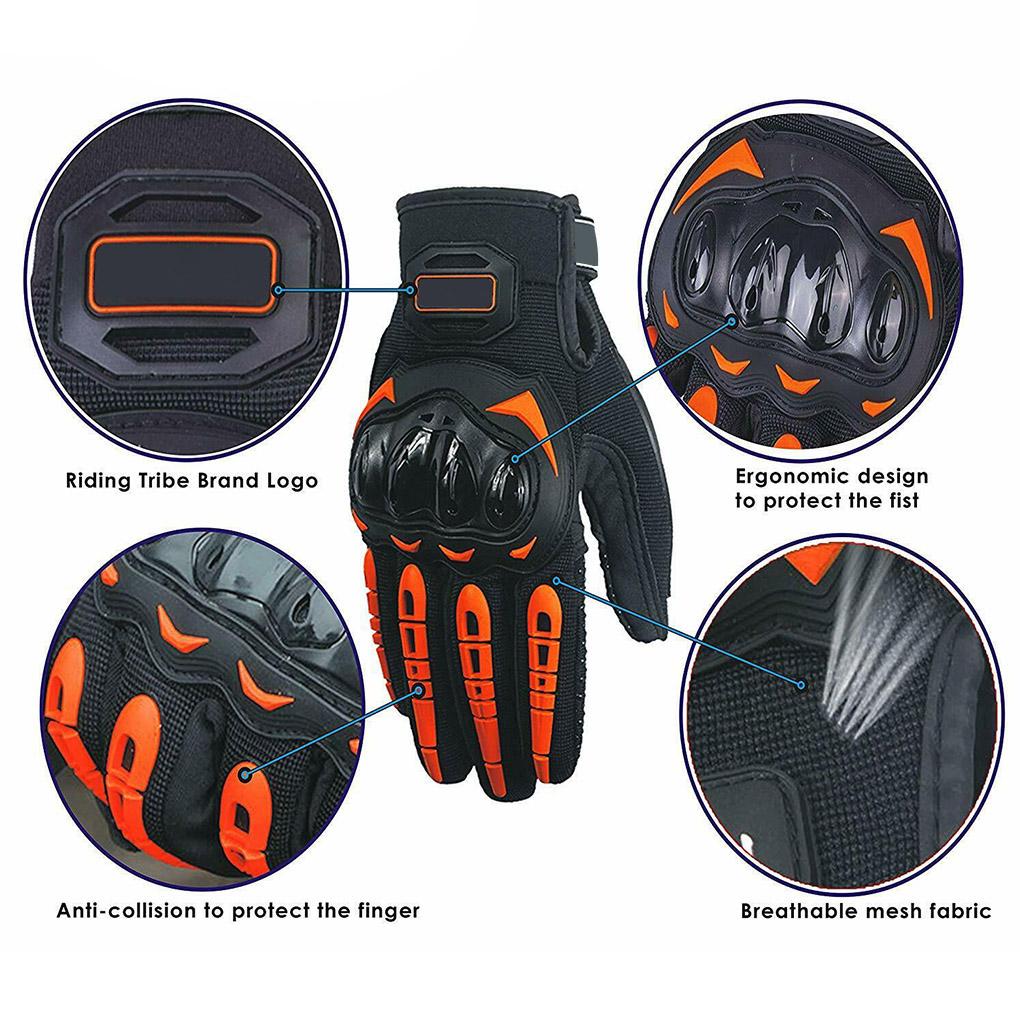 Full Fingers Screen Cycling Gloves Ergonomic Protection Motorcycle Gloves Anti\-Slip Mouontain Bike Motocross Gloves Gants