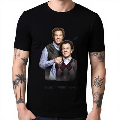 Man T-shirt O-neck T-Shirts Step Brothers T-Shirt Graphics T-Shirt Sports Fan T-shirts Male Tops T-Shirts For Men Rock T-shirt